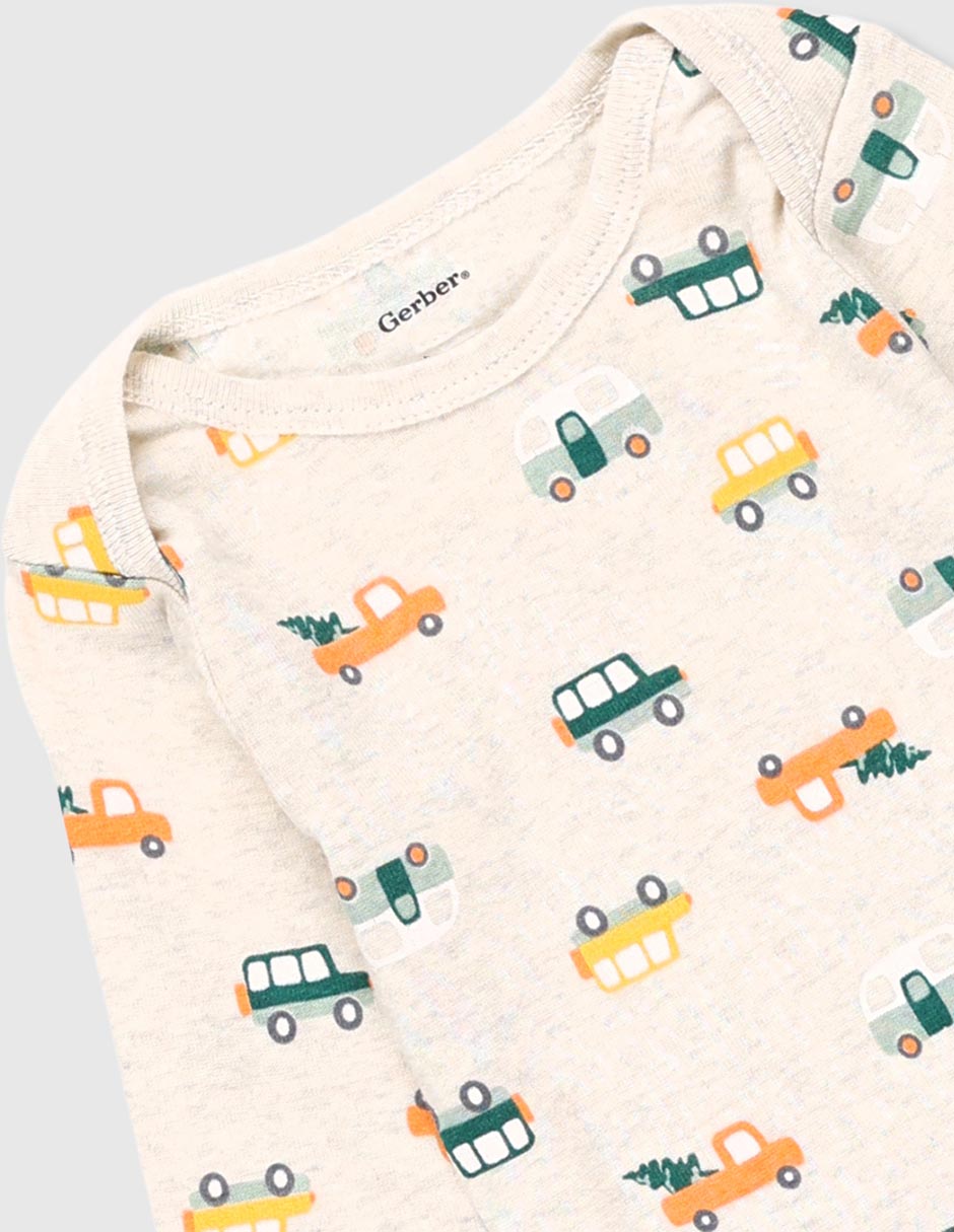Set de pañalero de algodón para niño 4