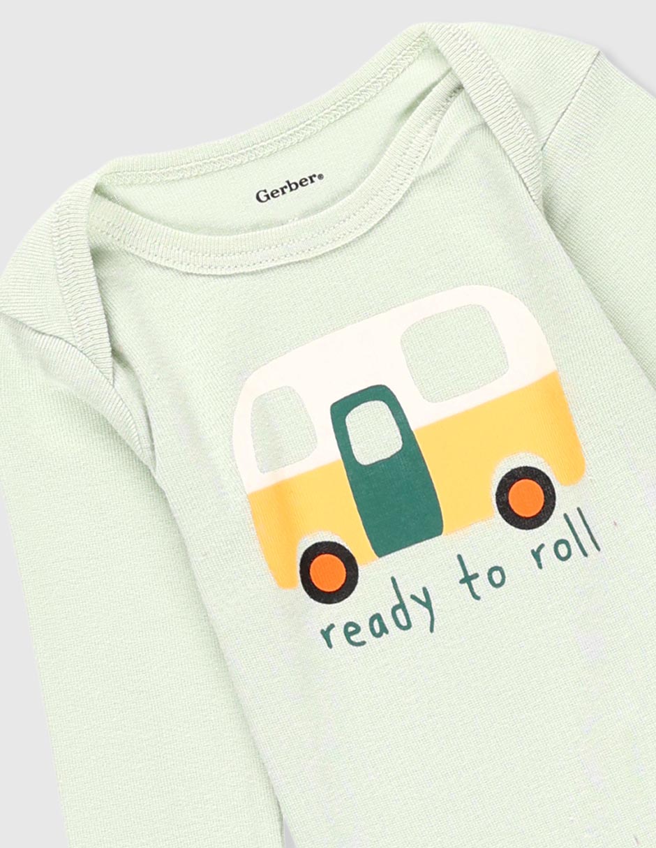 Set de pañalero de algodón para niño 2