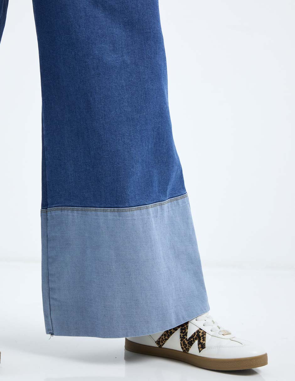 Jeans wide leg para mujer