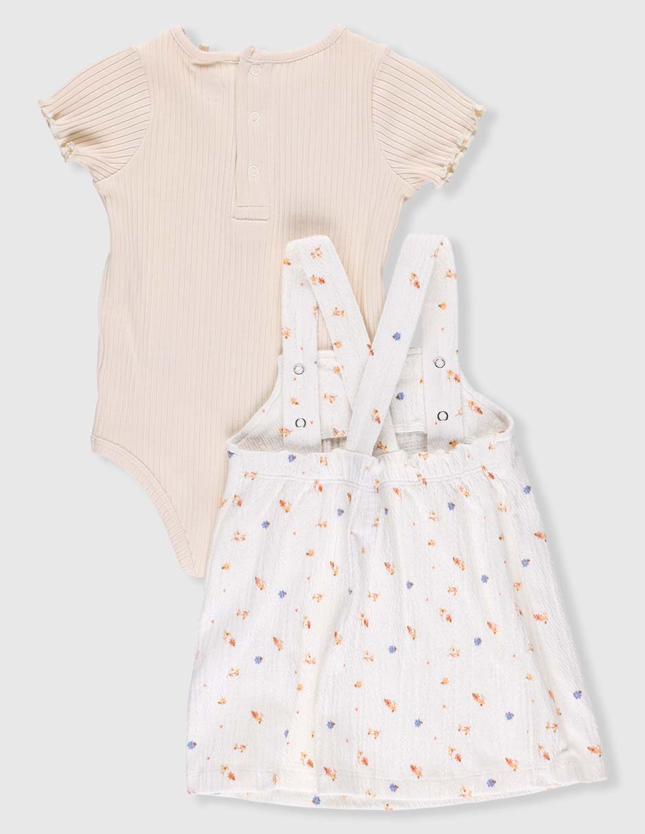 Conjunto de algodón para bebé niña
