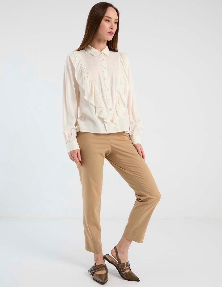Blusa Week By Weekend manga larga para mujer 6