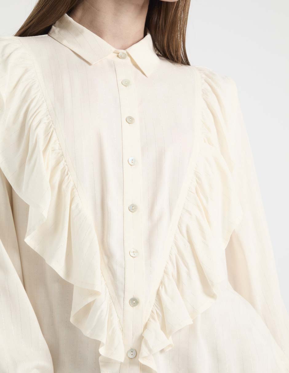 Blusa Week By Weekend manga larga para mujer 7