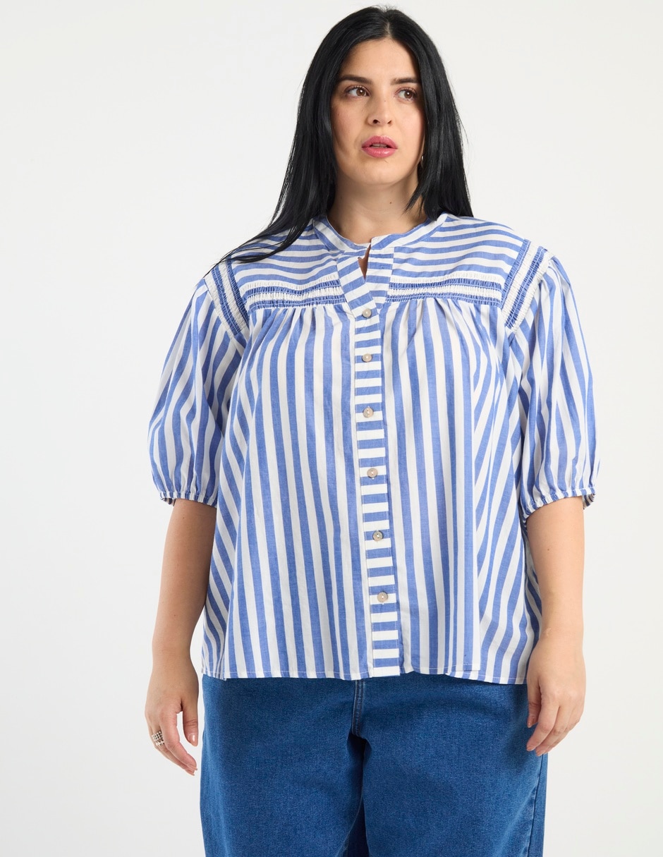 Blusa Weekend Plus manga al codo para mujer