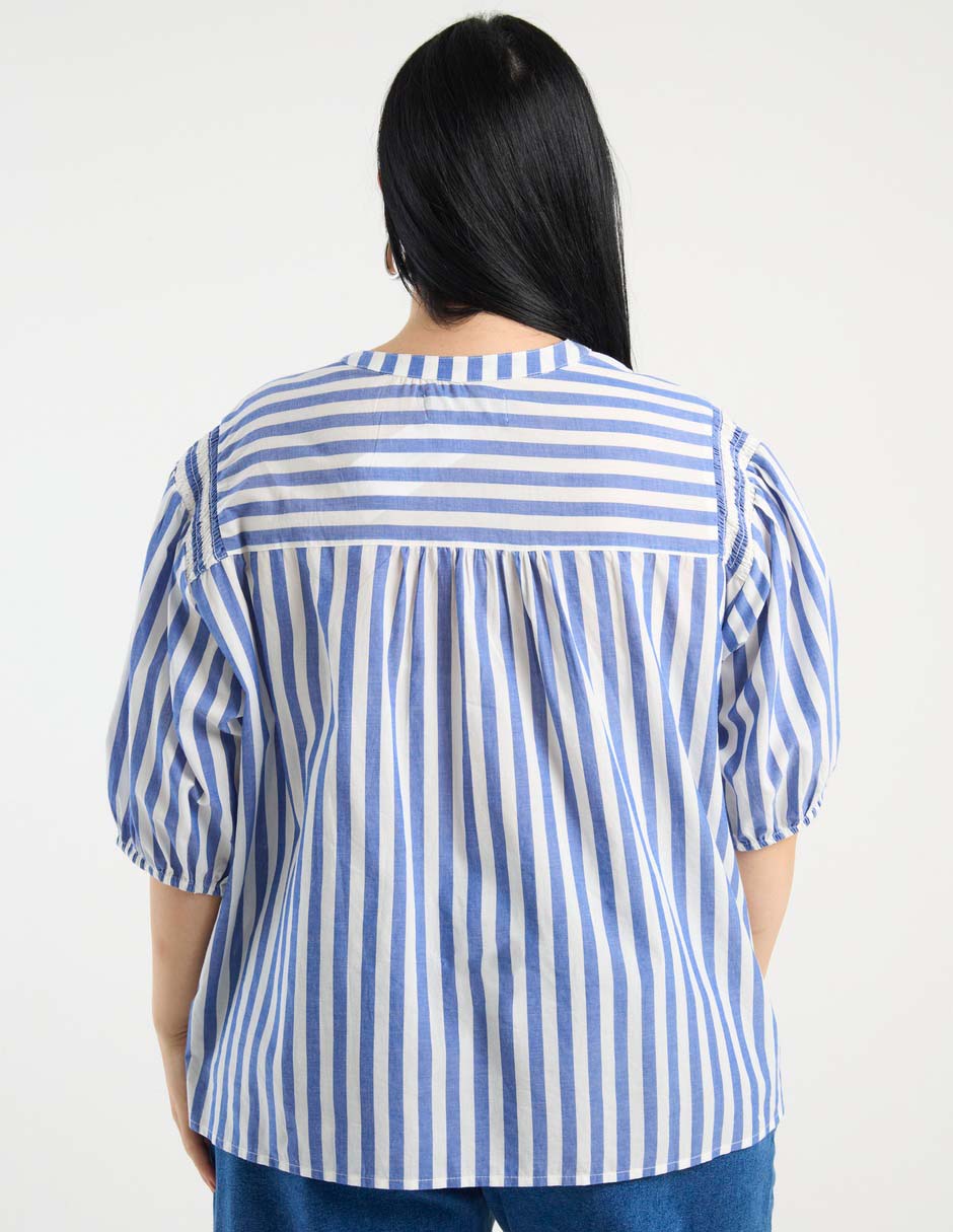 Blusa Weekend Plus manga al codo para mujer