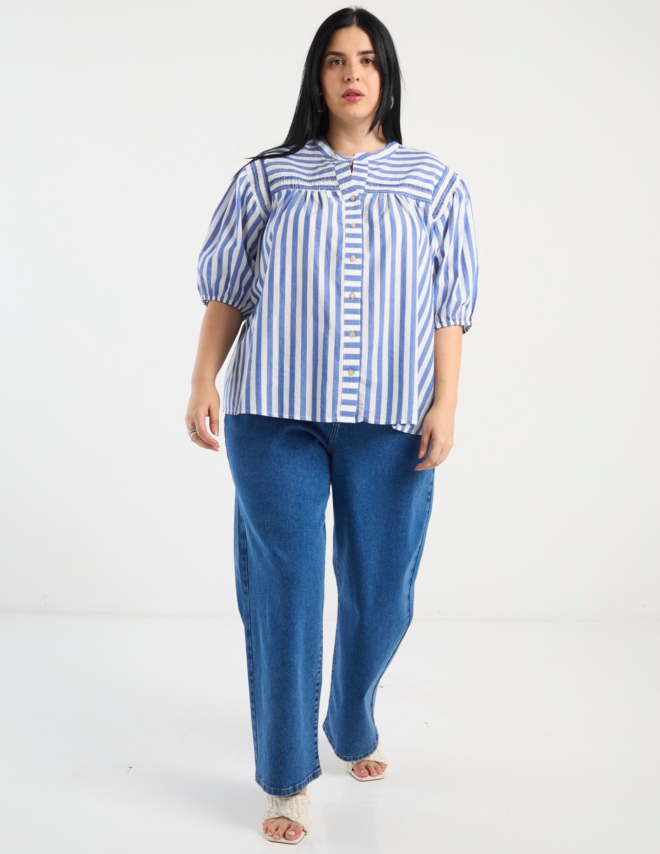 Blusa Weekend Plus manga al codo para mujer