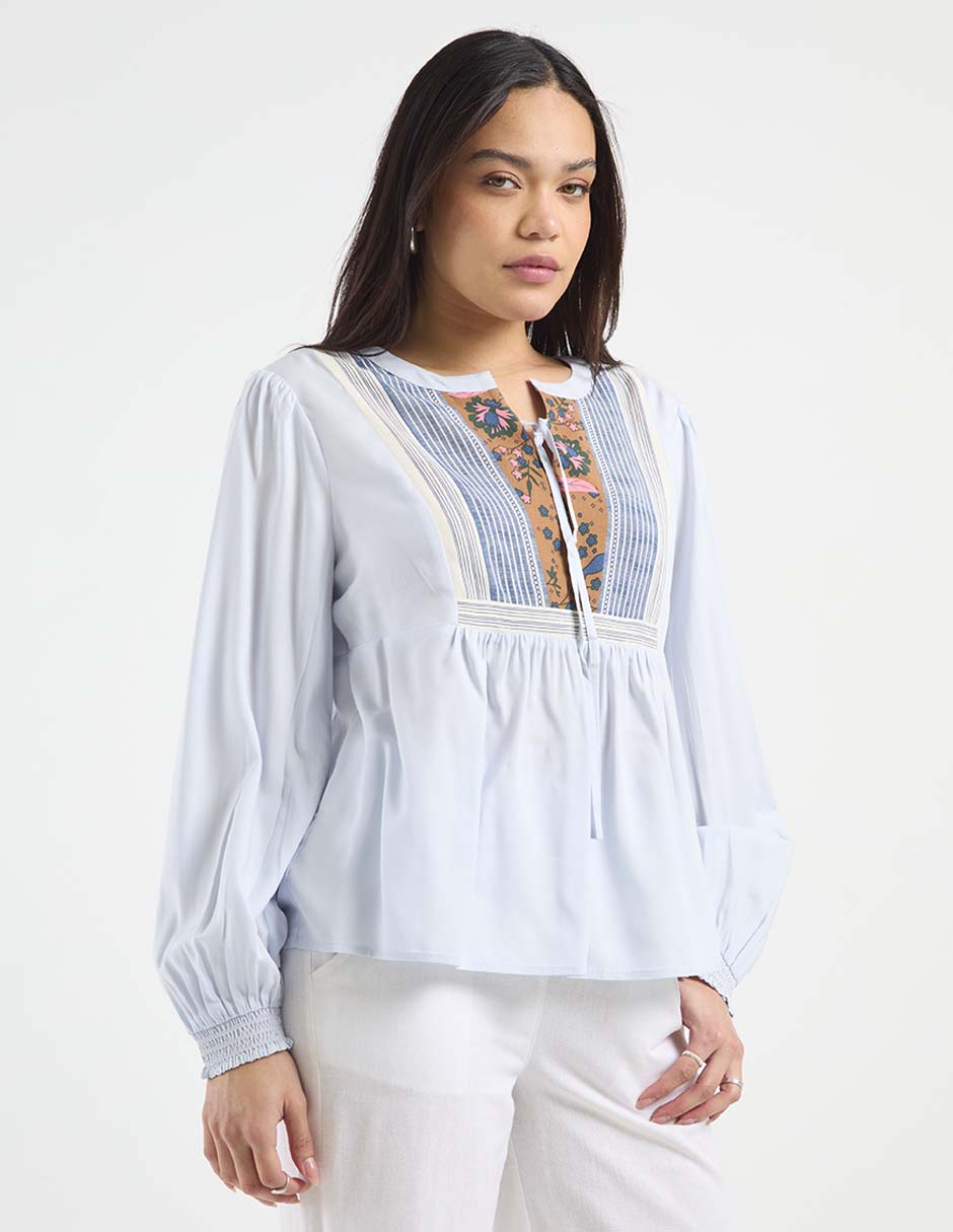 Blusa manga larga para mujer Blusa manga larga para mujer