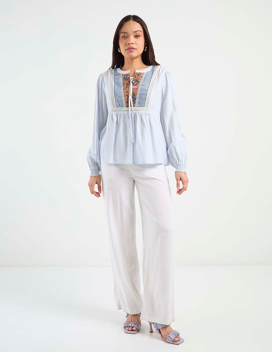Blusa manga larga para mujer 2