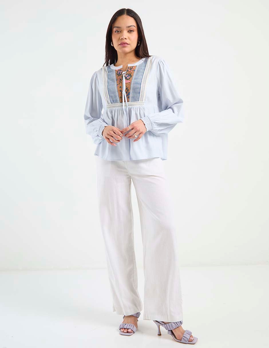 Blusa manga larga para mujer 3