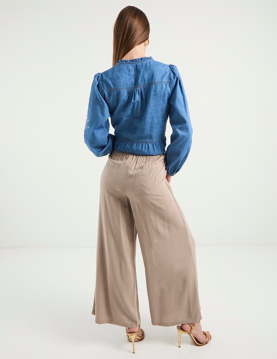 Pantalón amplio para mujer 5
