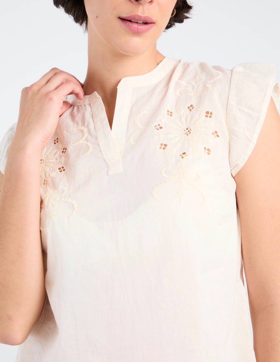 Blusa manga corta para mujer 10