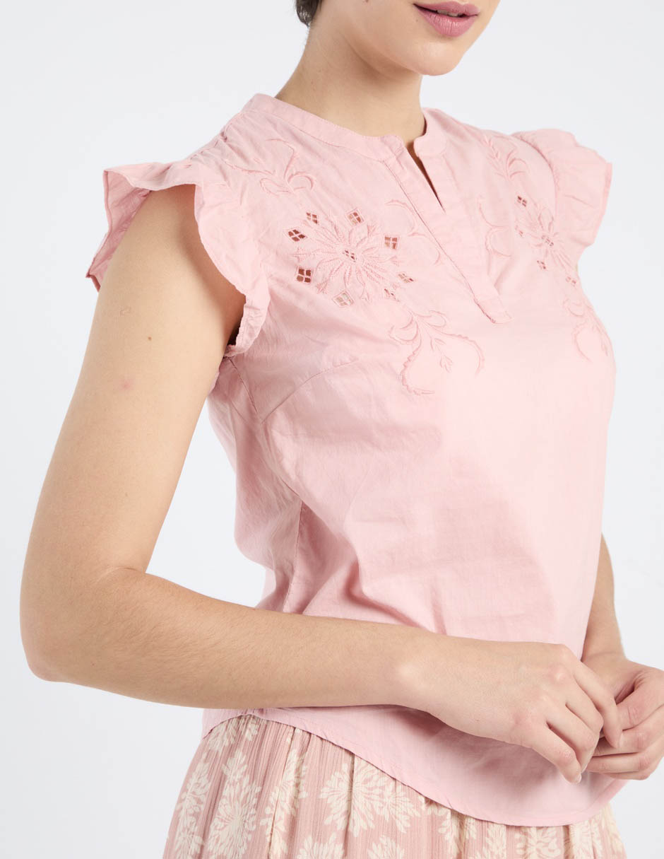 Blusa Week By Weekend manga corta para mujer