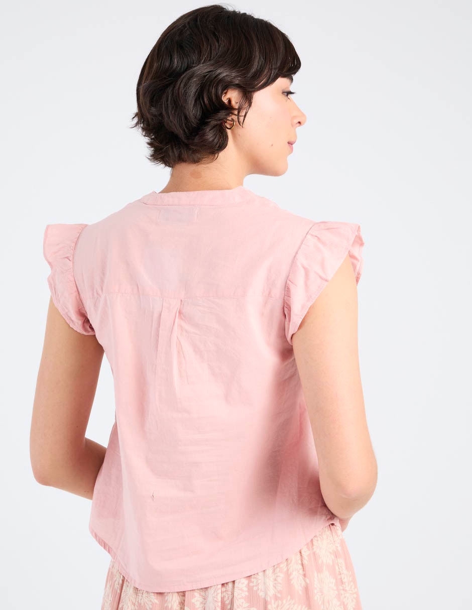 Blusa Week By Weekend manga corta para mujer