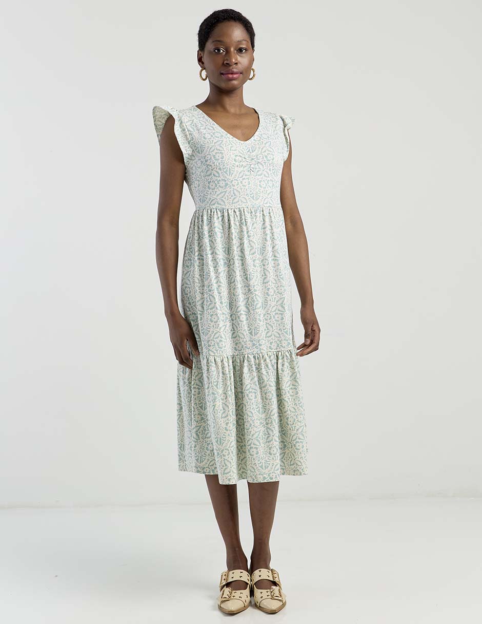 Vestido 3/4 casual para mujer