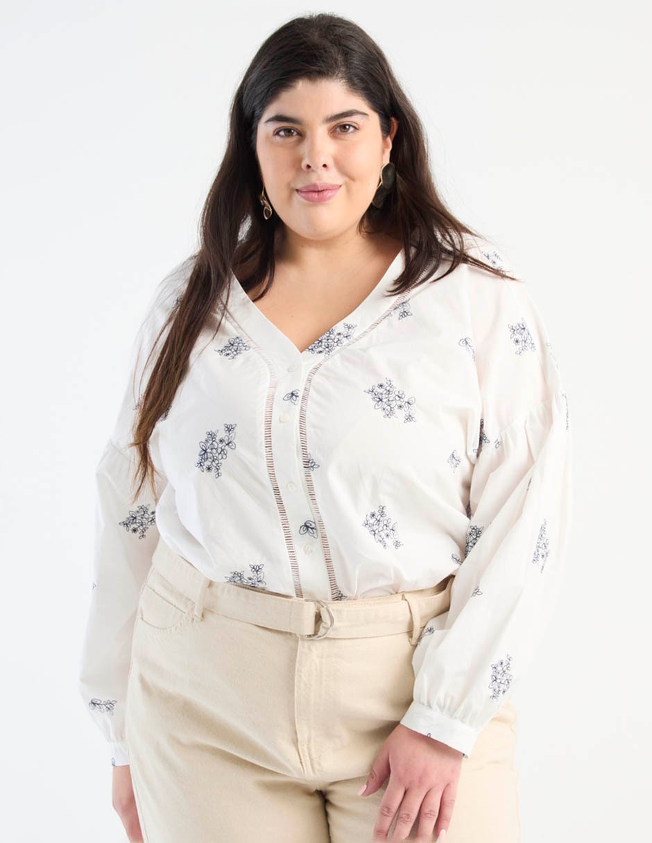 Blusa manga larga para mujer 1