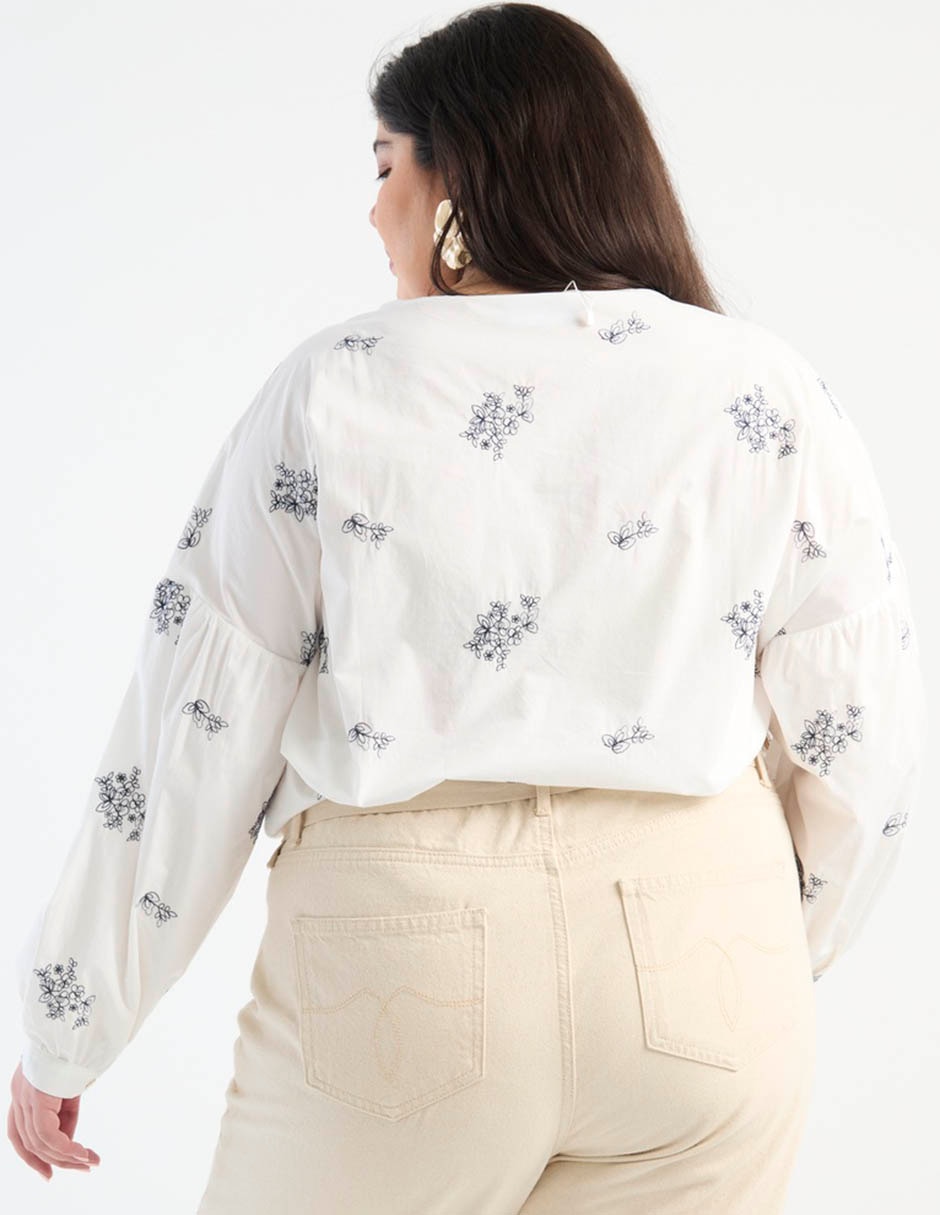 Blusa manga larga para mujer 6