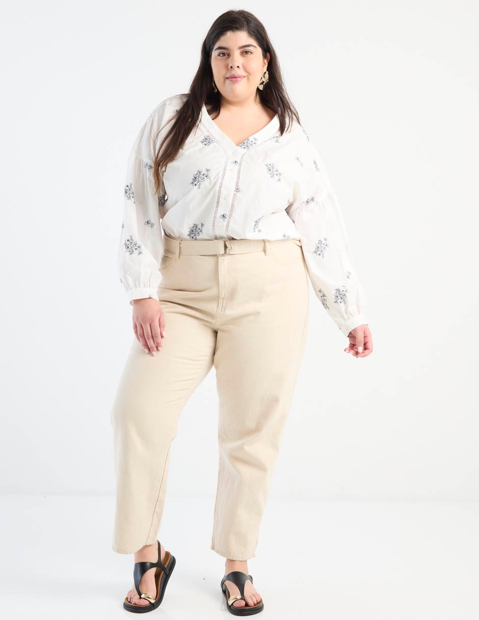 Blusa manga larga para mujer 7