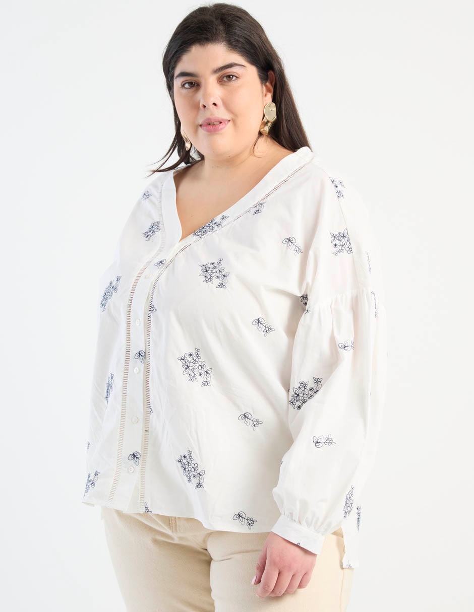 Blusa manga larga para mujer 9