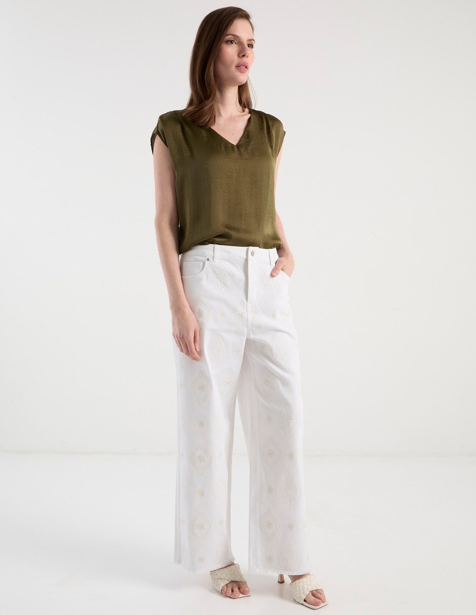 Pantalón amplio para mujer 5