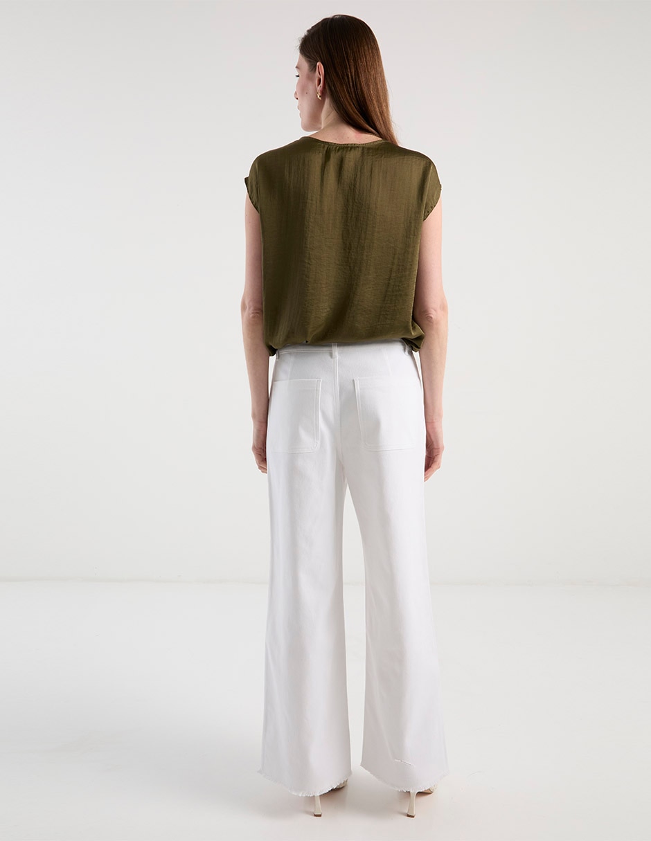 Pantalón amplio para mujer 6