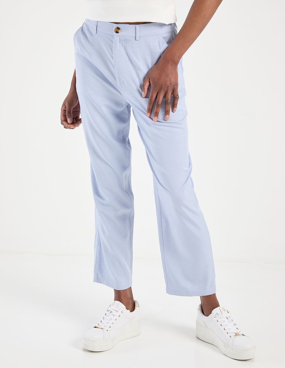 Pantalón capri straight para mujer Pantalón capri straight para mujer