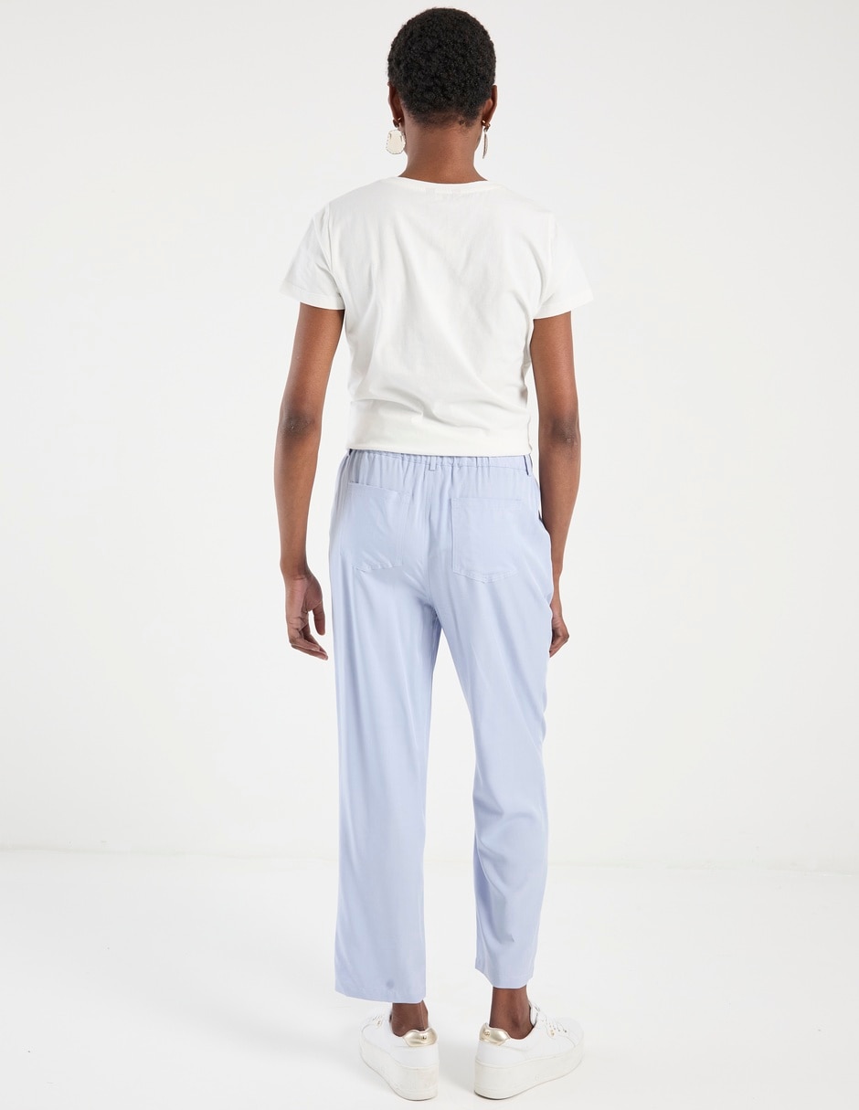 Pantalón capri straight para mujer 6