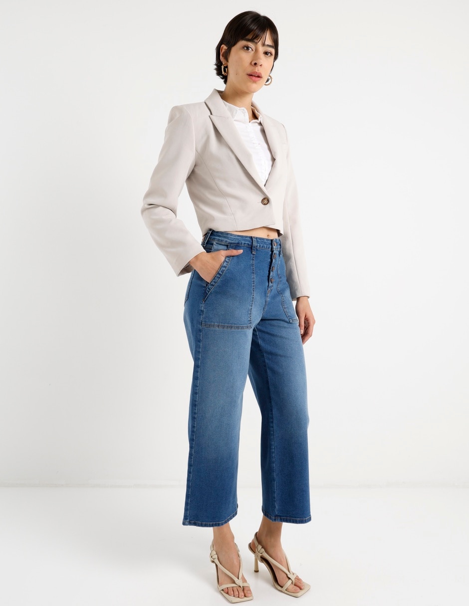 Jeans amplio para mujer 4