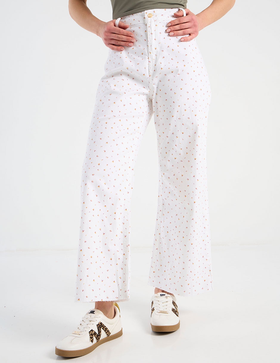 Jeans coulotte para mujer