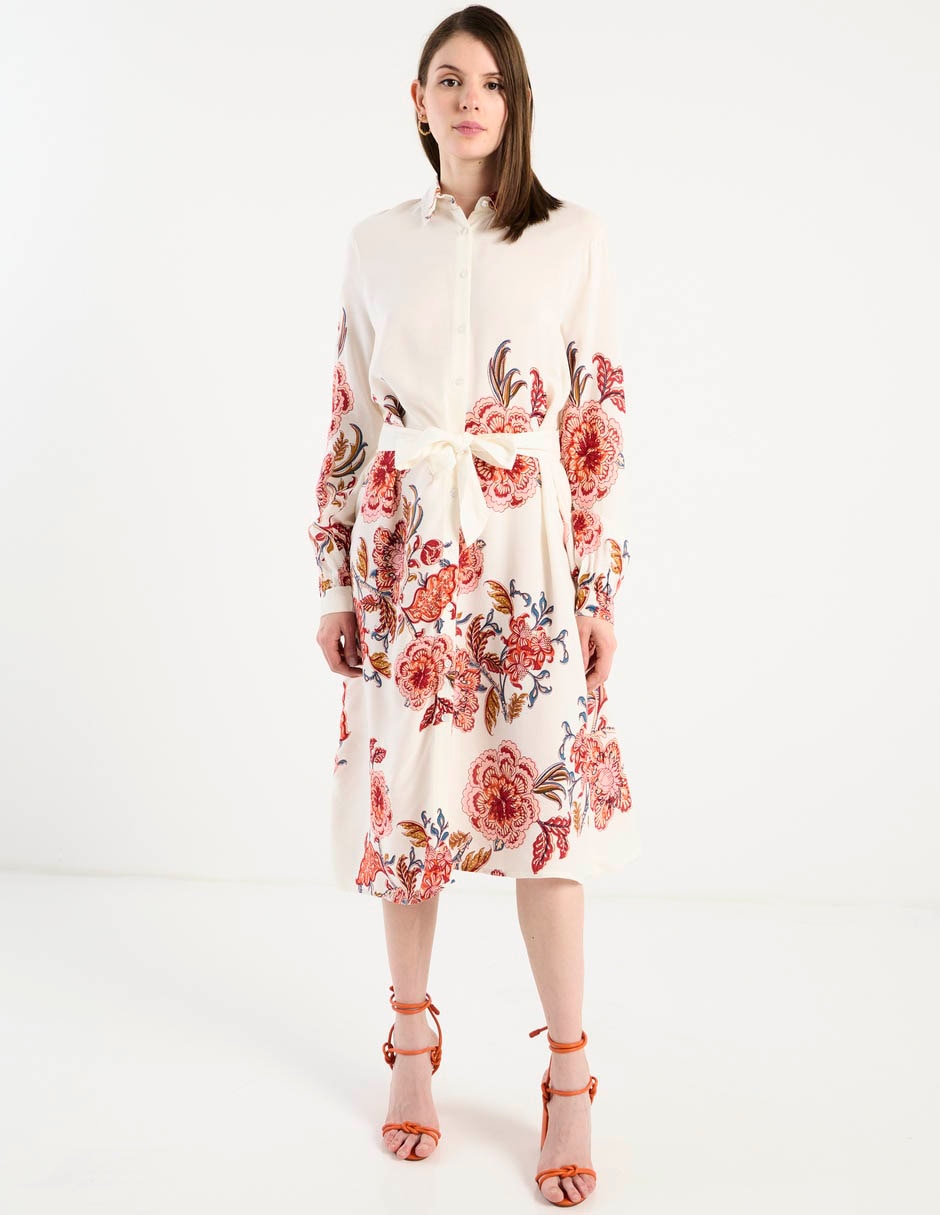 Vestido midi casual para mujer