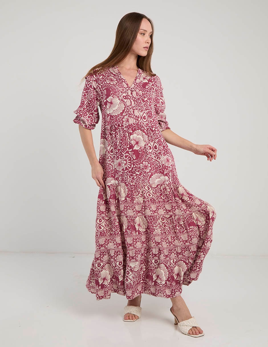 Vestido largo casual para mujer