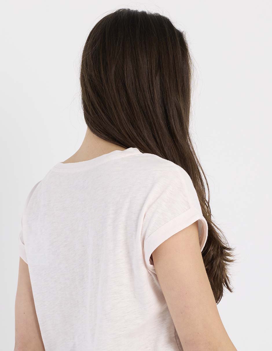 Playera manga corta Week By Weekend cuello redondo para mujer