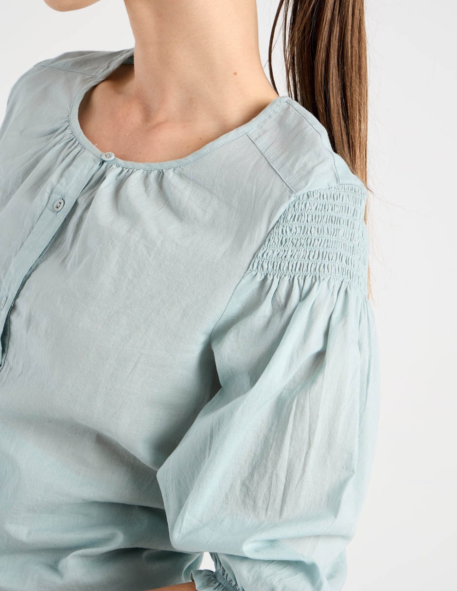 Blusa manga al codo para mujer 5