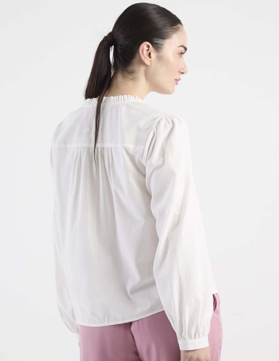 Blusa manga larga para mujer 5