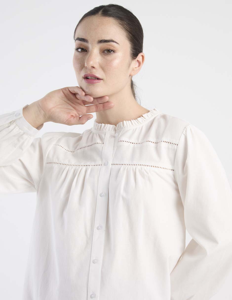 Blusa manga larga para mujer 2