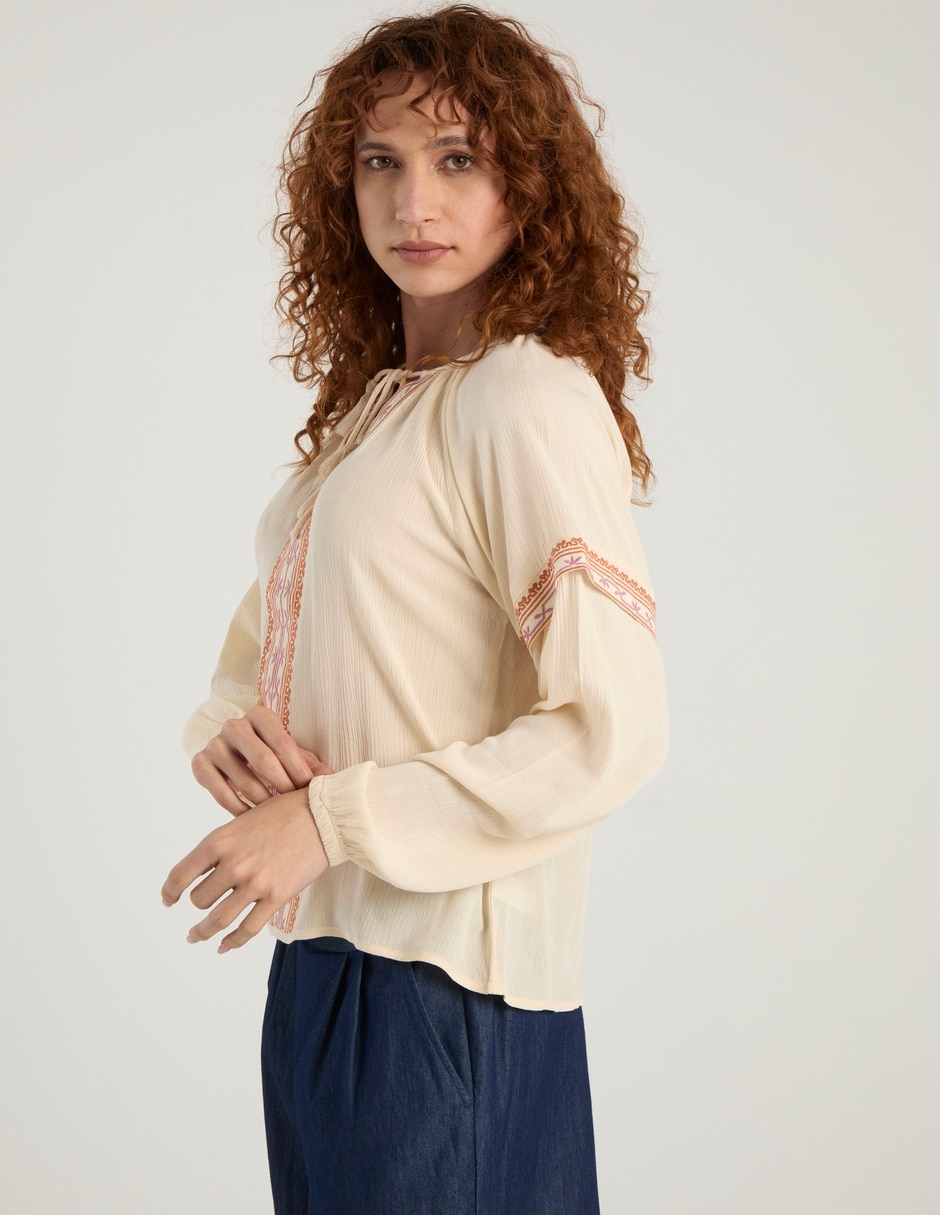Blusa manga larga para mujer 1