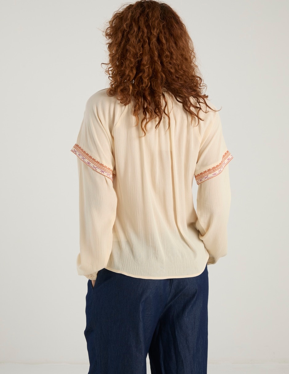 Blusa manga larga para mujer 11