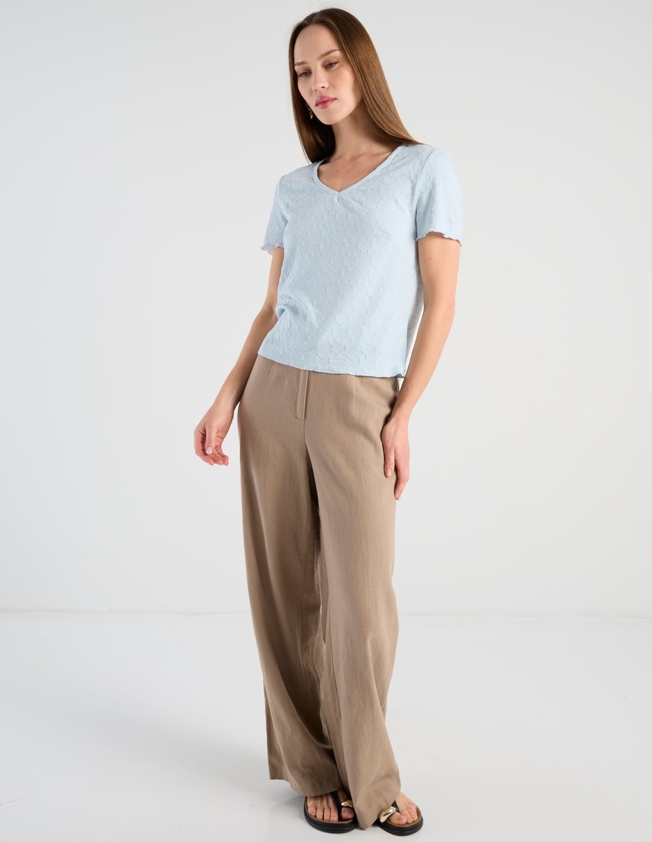 Blusa Week By Weekend manga corta para mujer