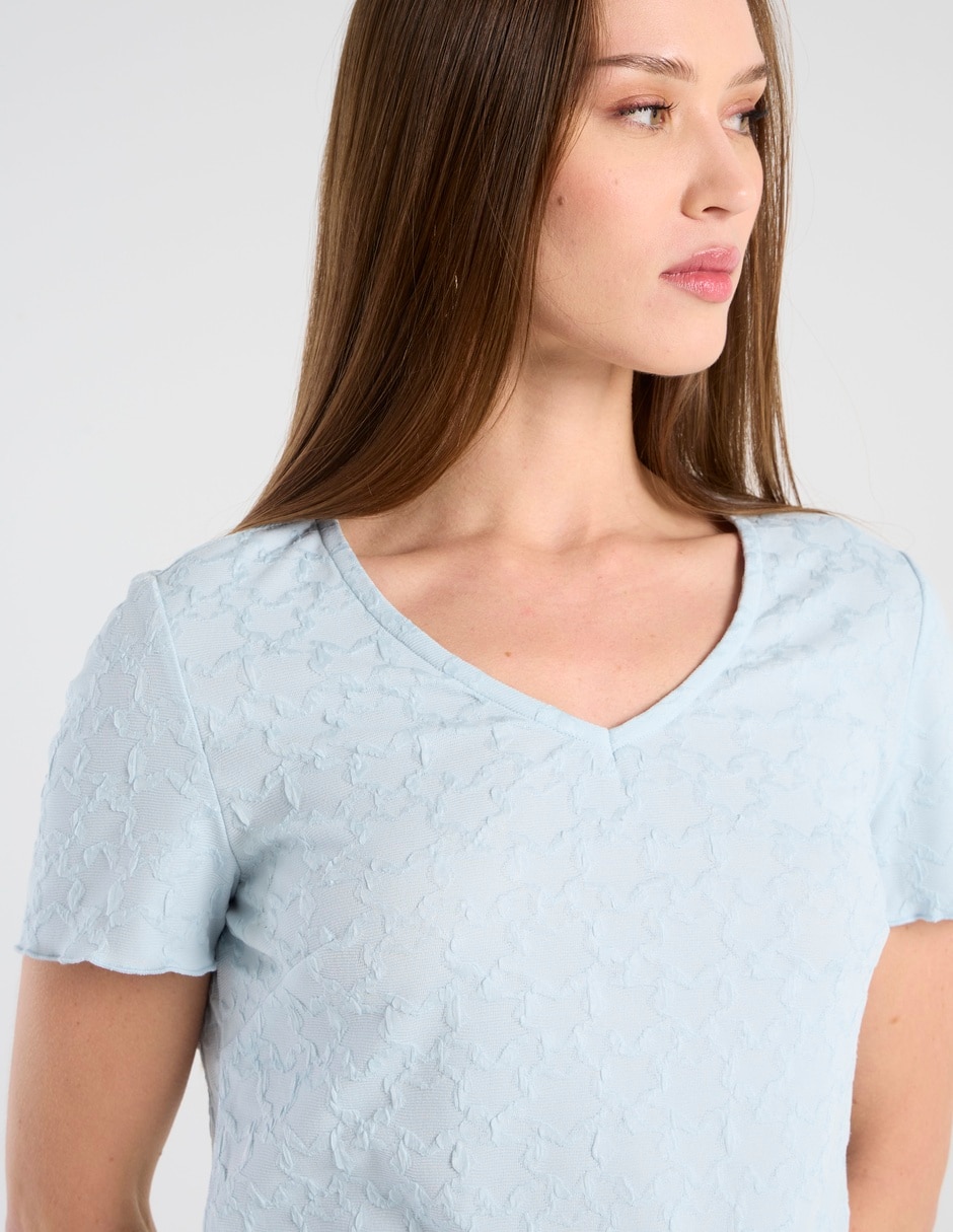 Blusa Week By Weekend manga corta para mujer