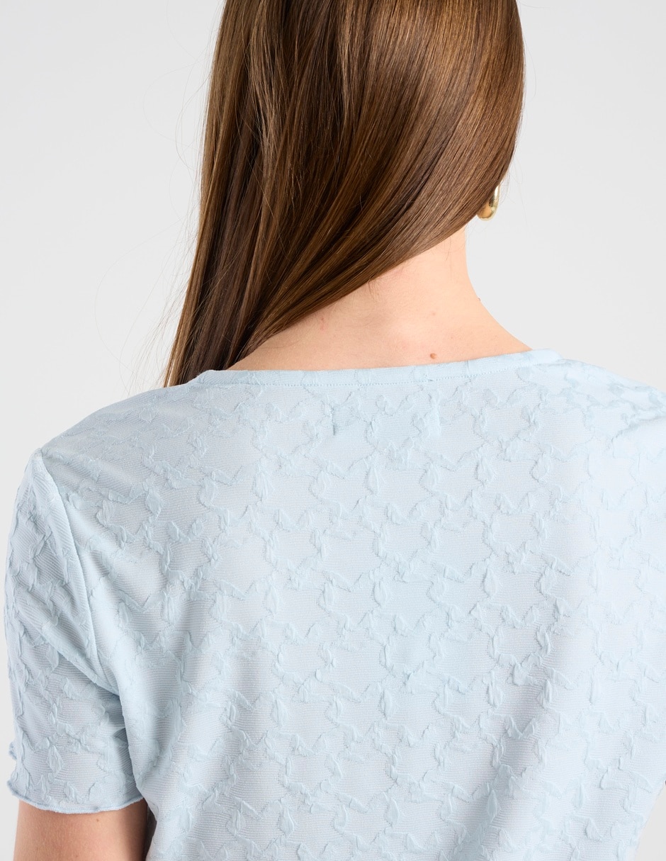 Blusa Week By Weekend manga corta para mujer