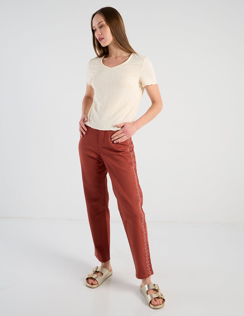 Pantalon recto para mujer 3