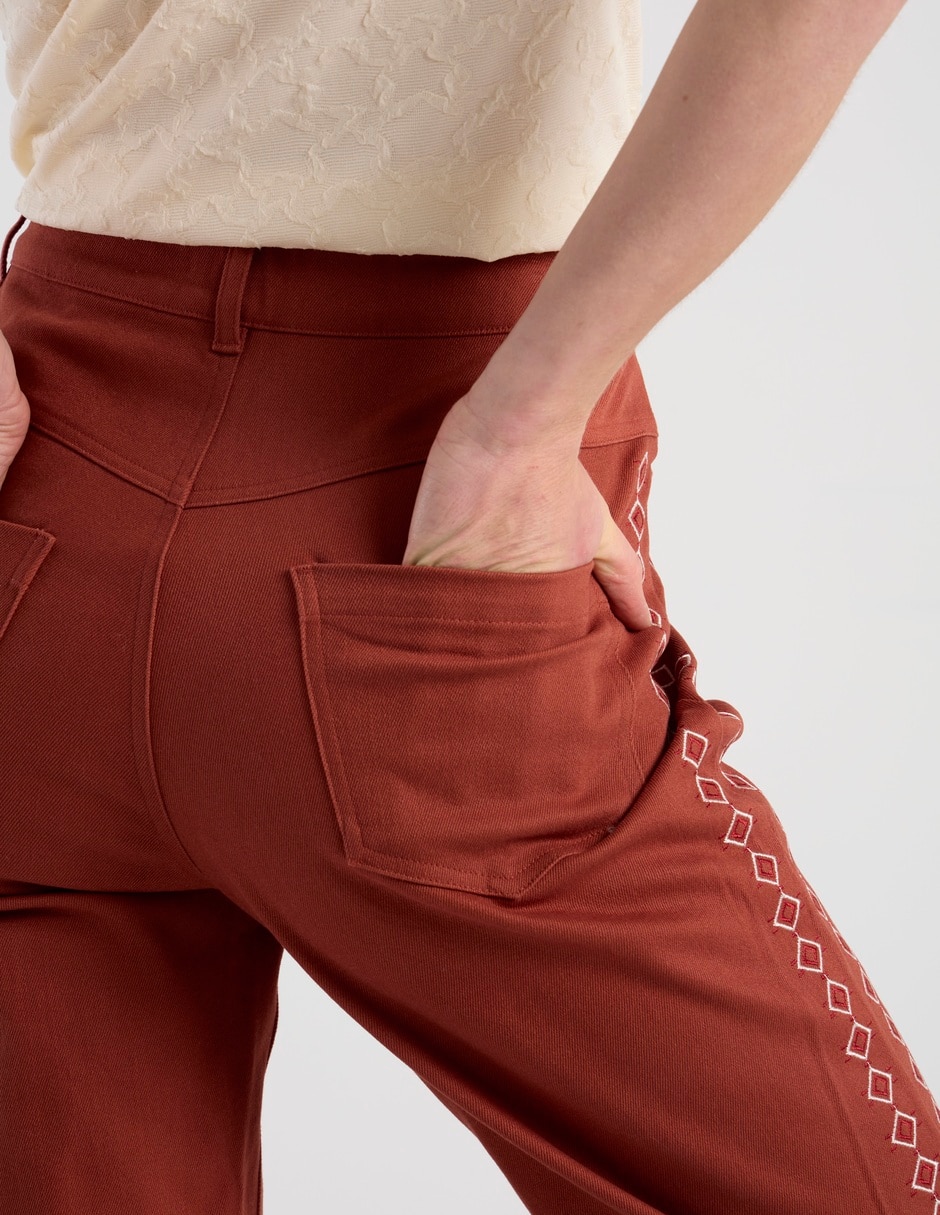 Pantalon recto para mujer 5