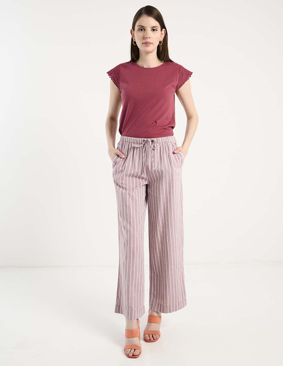 Pantalón flare acampanado para mujer 2