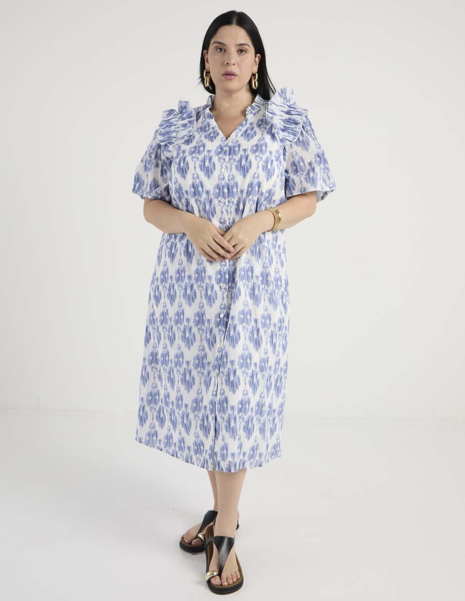 Vestido midi casual para mujer Vestido midi casual para mujer