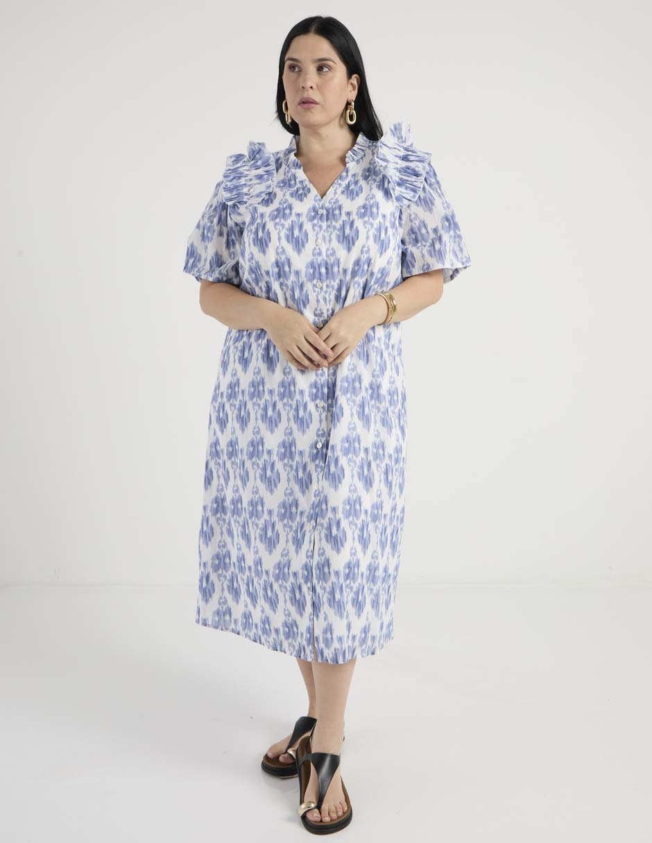 Vestido midi casual para mujer