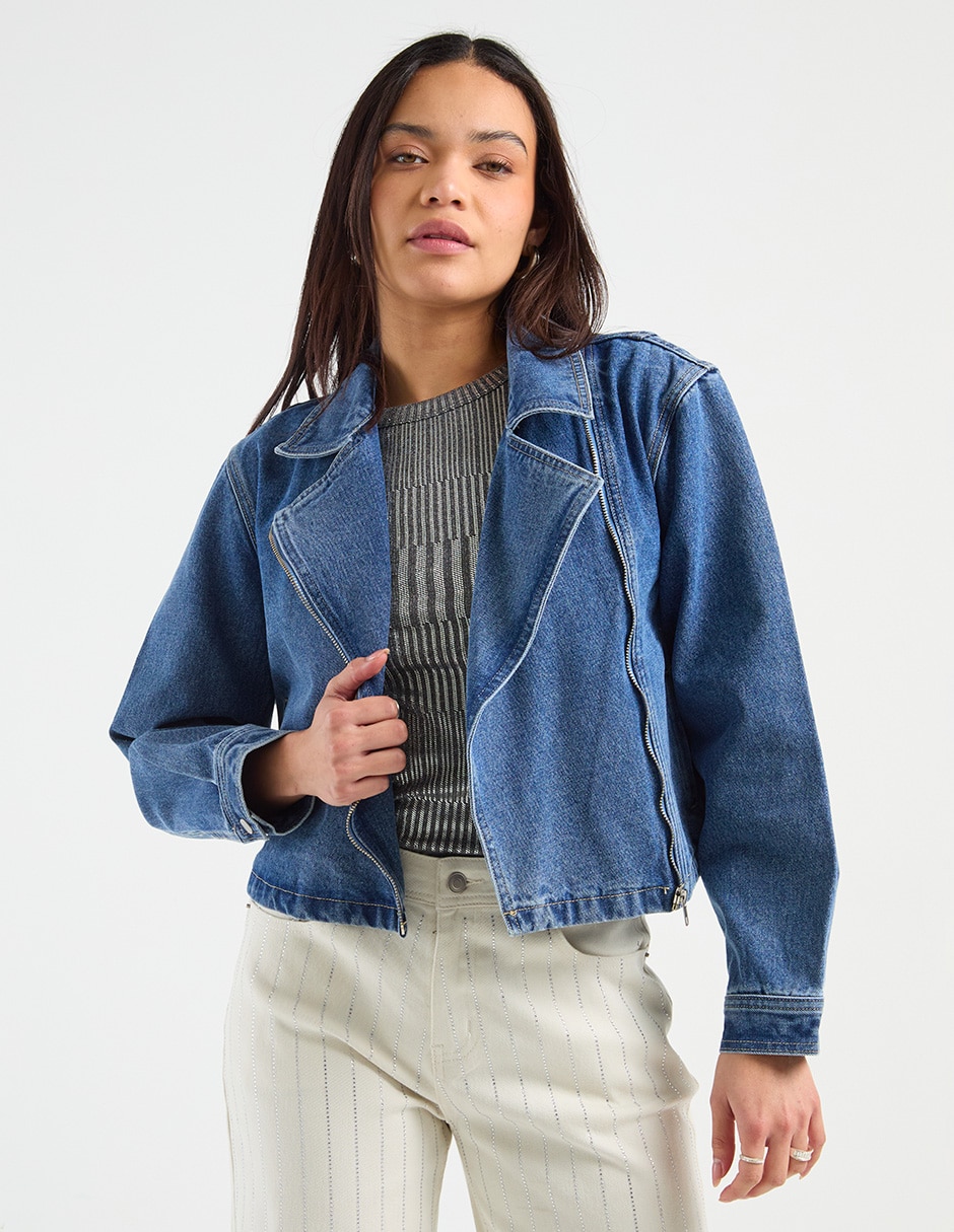 Chamarra denim para mujer Chamarra denim para mujer