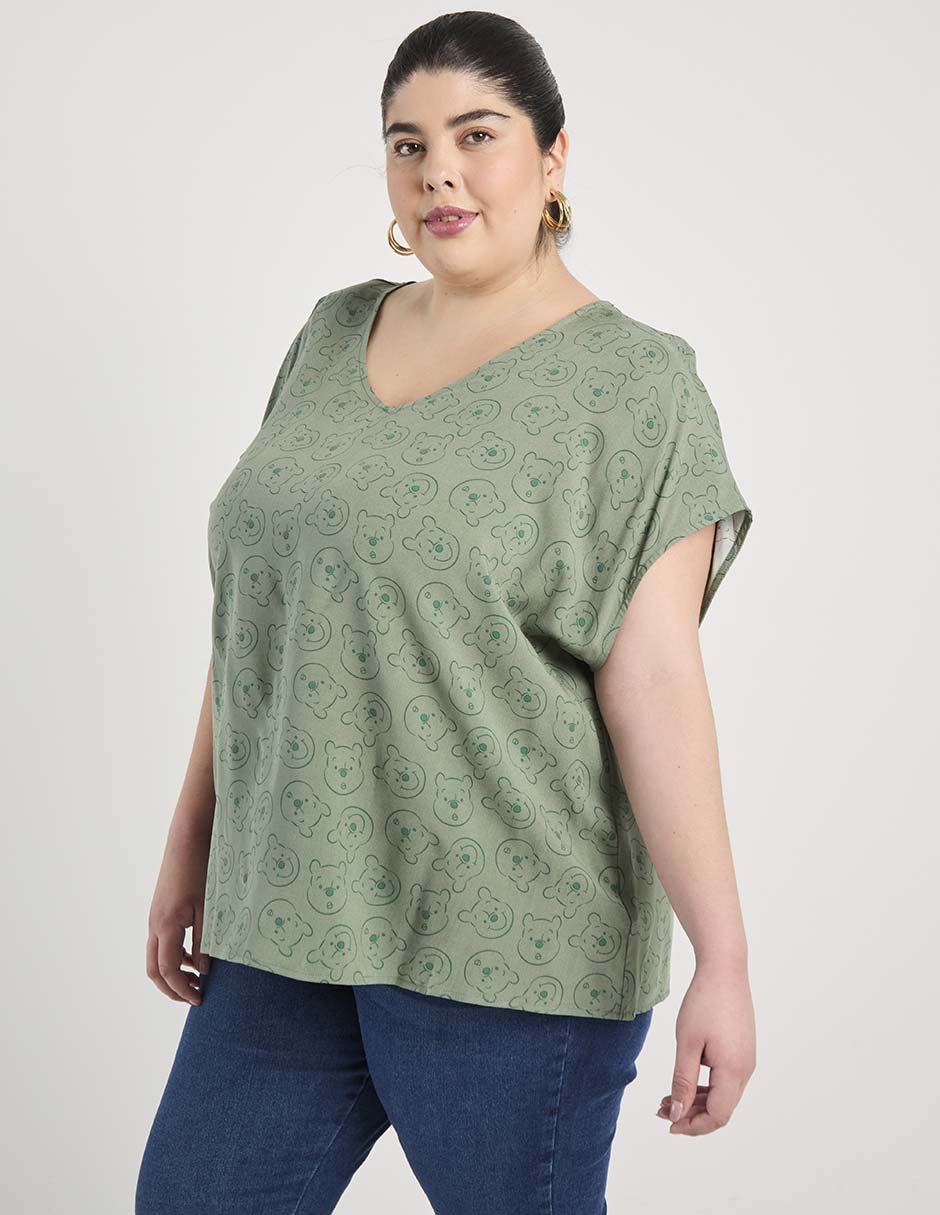 Blusa Disney Dtr manga corta para mujer 1