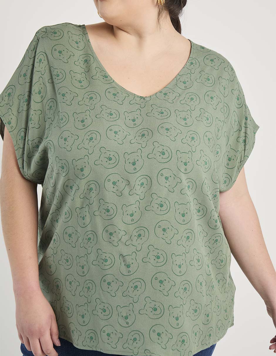 Blusa Disney Dtr manga corta para mujer 10