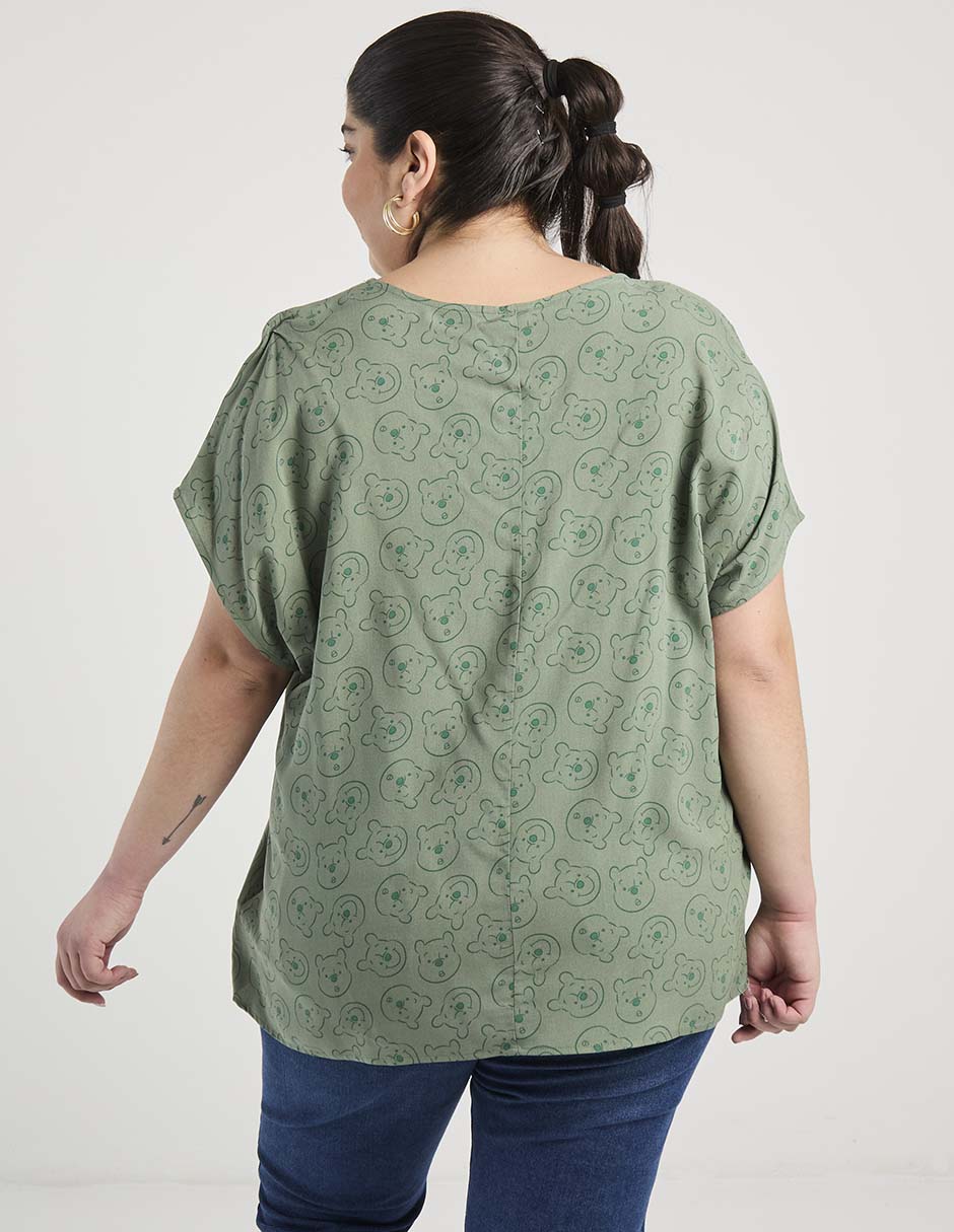 Blusa Disney Dtr manga corta para mujer 11