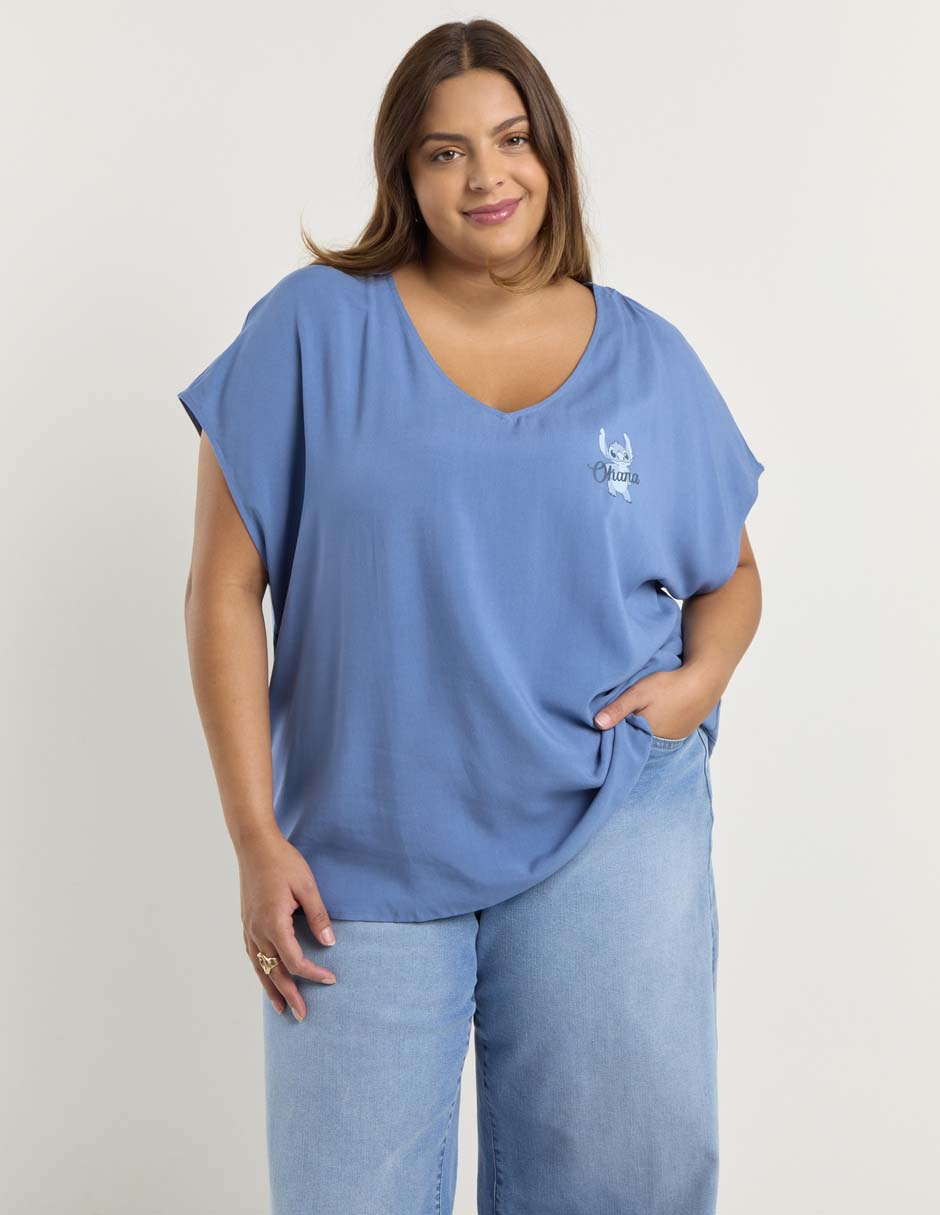Blusa manga corta para mujer 1