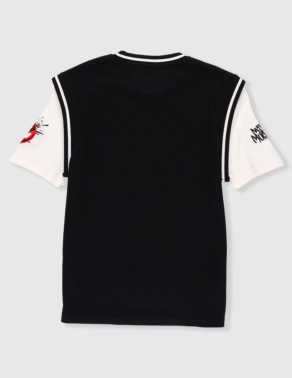 Playera Marvel Dtr Spider-Man manga corta para niño