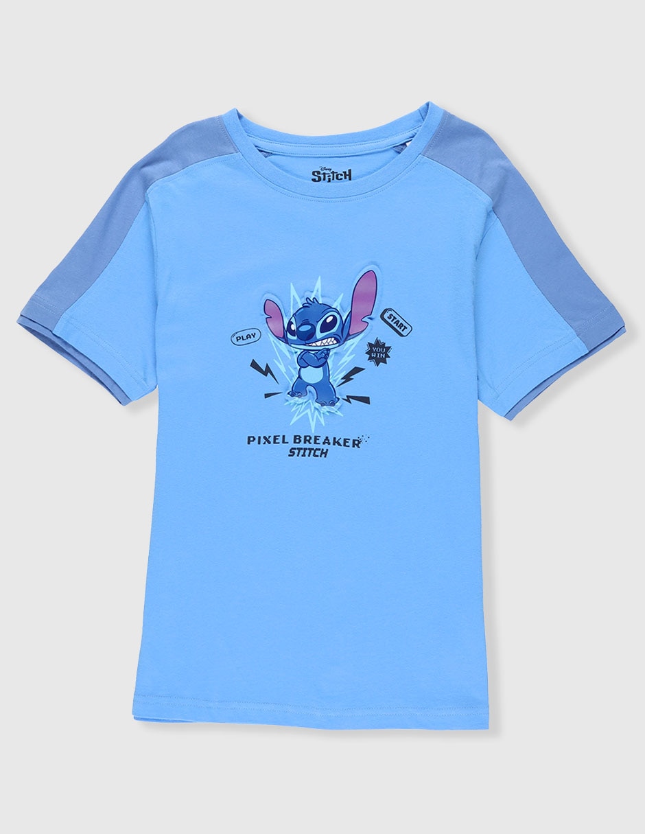 Playera Stitch manga corta para niño Playera Stitch manga corta para niño